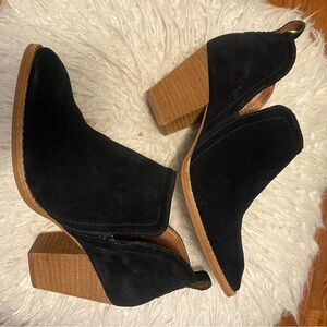 Jeffrey Campbell Black Suede Ankle Booties